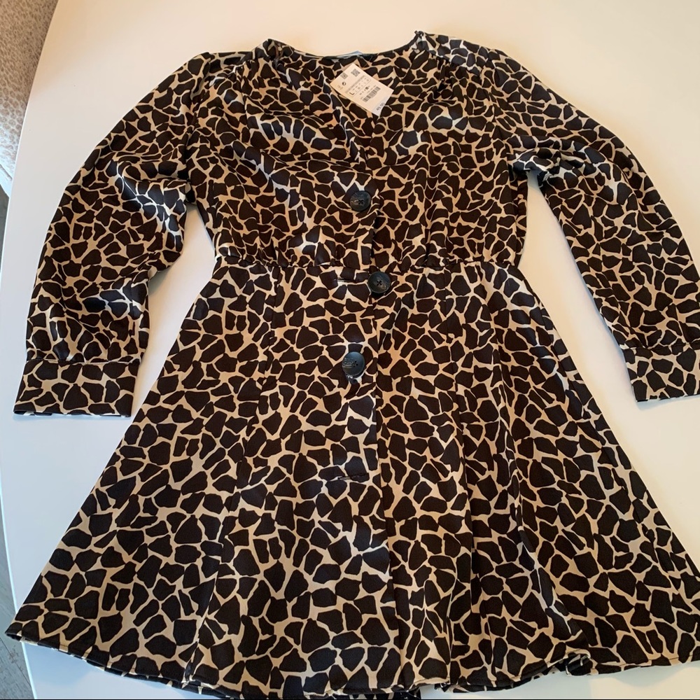 Animal print dress